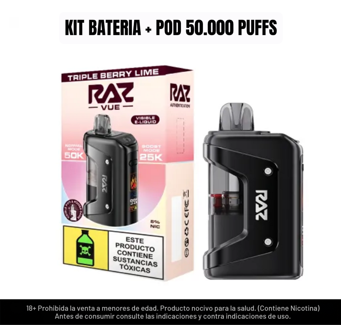 Raz Kit Triple Berry Lime 50.000 Puffs