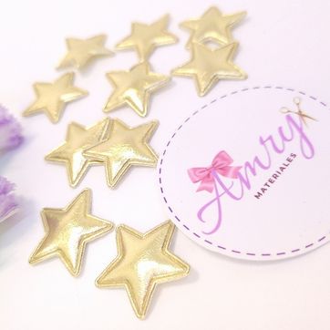 Kit 10 Unid. 2.5cm Estrellas Doradas  - imagen 1