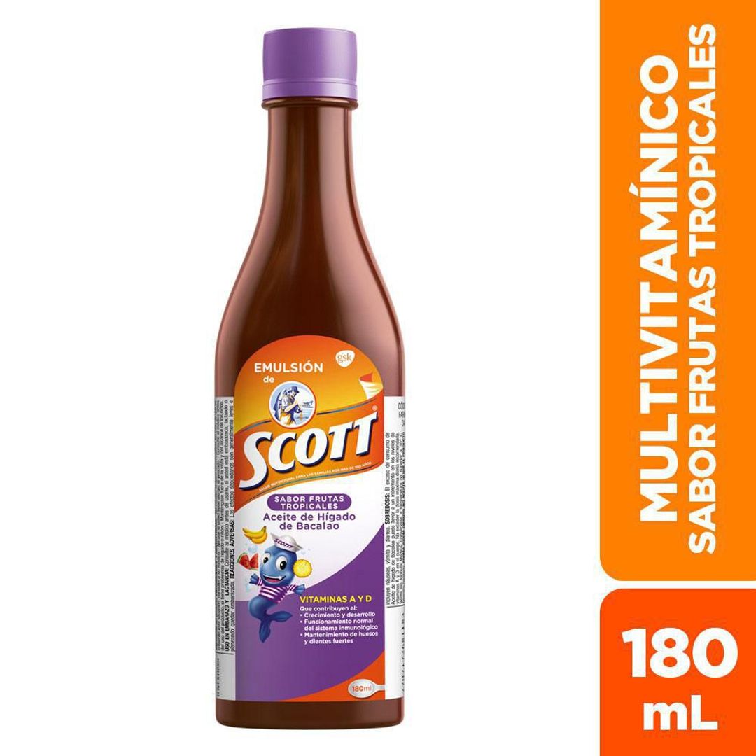 PEQ EMULSION SCOTT FRUT TROPICAL X 180ML