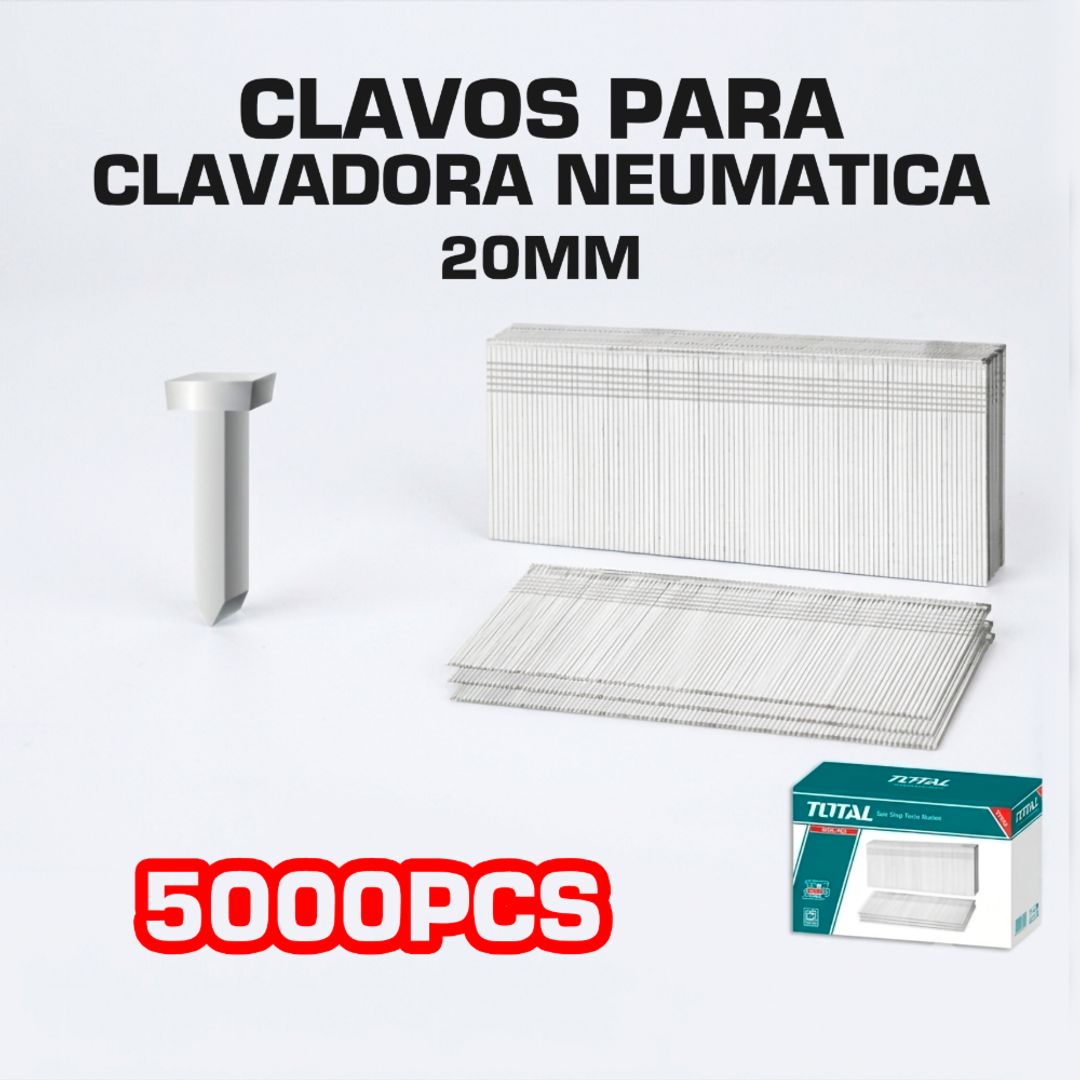 CLAVOS PARA CLAVADORA NEUMATICA 20MM 5000PCS