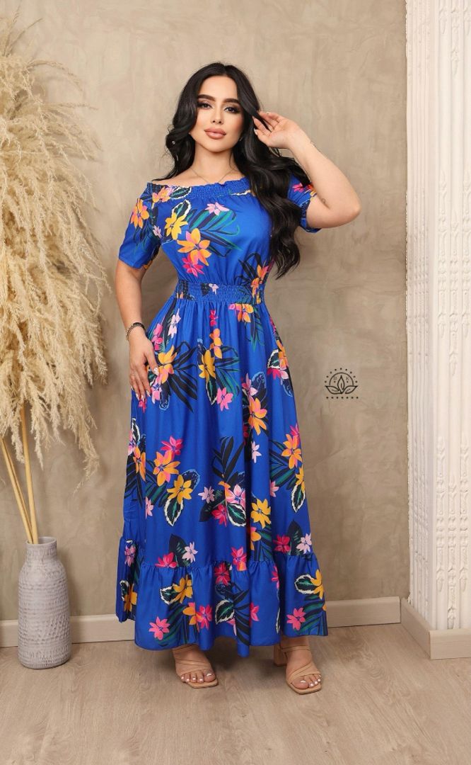 VESTIDO LARGO ESTAMPADO