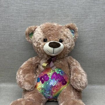 Imagen del producto OSO BEIGE OSCURO "TE AMO" 50 CM