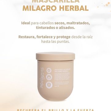 Mascarillas capilares Milagros - imagen 3