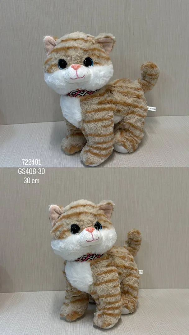 GATO CON COLLAR SURTIDO 30 CM