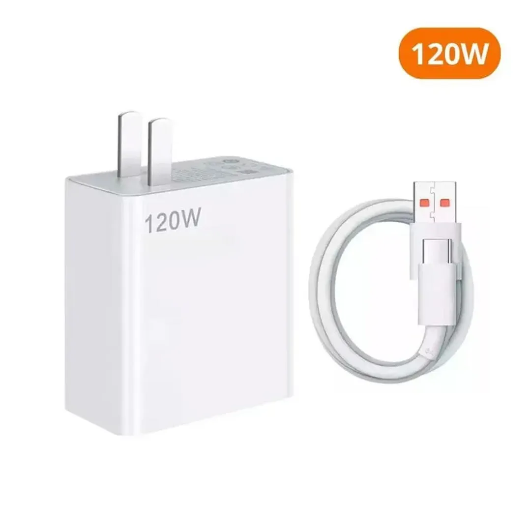 CARGADOR SUPER CARGA RAPIDA 120W TIPO C