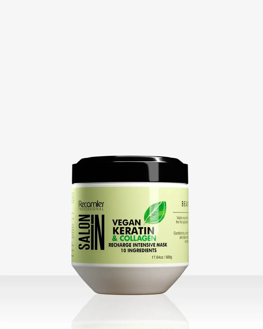 TRATAMIENTO RECHARGE INTENSIVE - VEGAN KERATIN COLLAGEN 500ML SALON IN RECAMIE