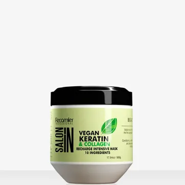 Imagen del producto TRATAMIENTO RECHARGE INTENSIVE - VEGAN KERATIN COLLAGEN 500ML SALON IN RECAMIE