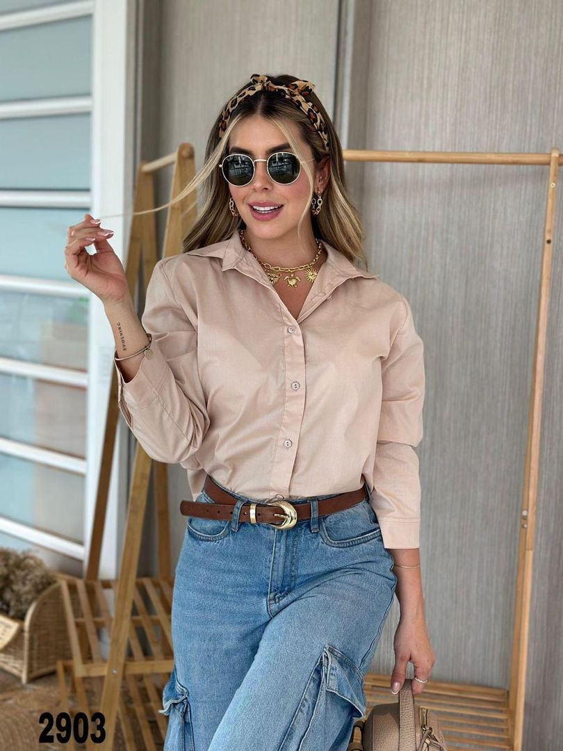 Camisa clásica manga larga 