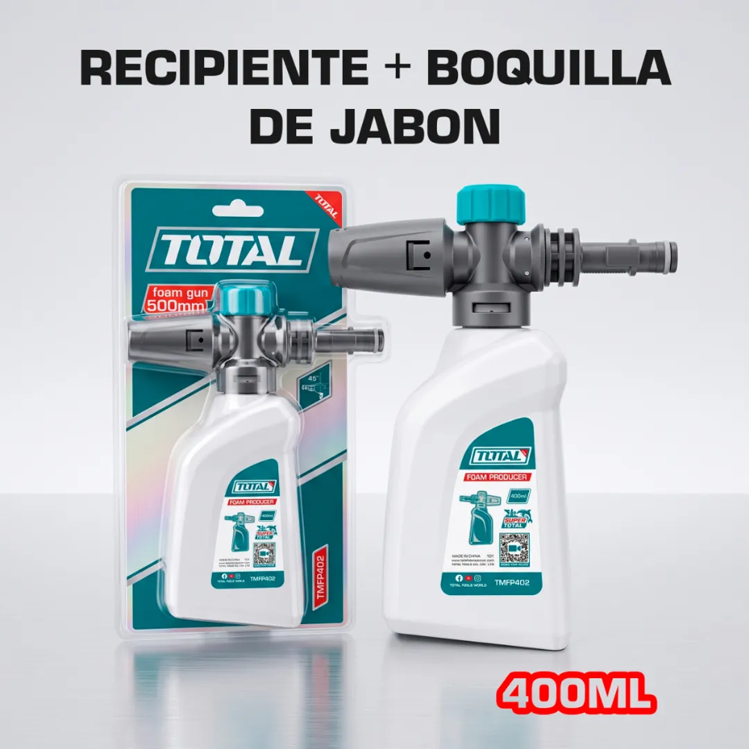 RECIPIENTE + BOQUILLA DE JABON