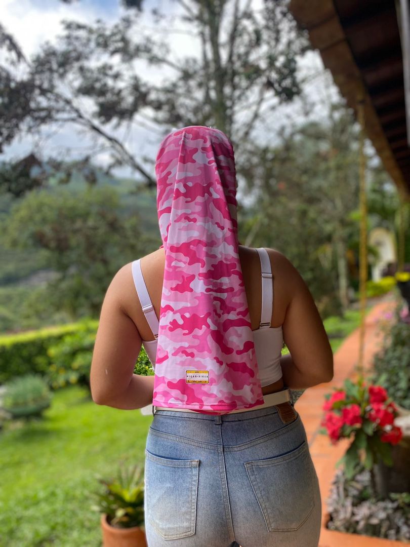 NIQAB ROSA CAMUFADO 