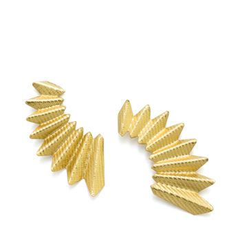 Imagen del producto GOLD BLUE PALM CLIMBER EARRINGS