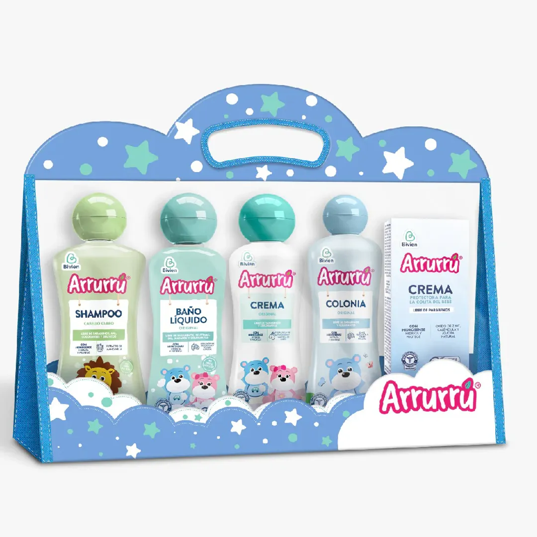 Kit arrurrú abuelita AZUL