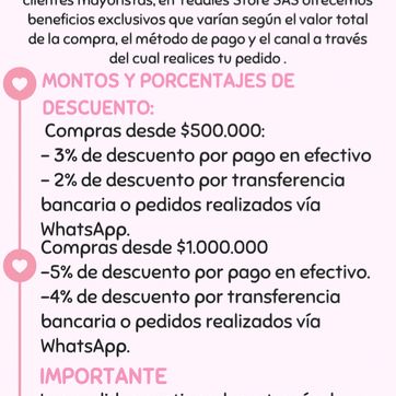 Imagen del producto DESCUENTOS MAYORISTAS