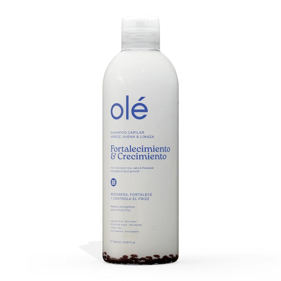 Shampoo arroz y linaza- ole capilar
