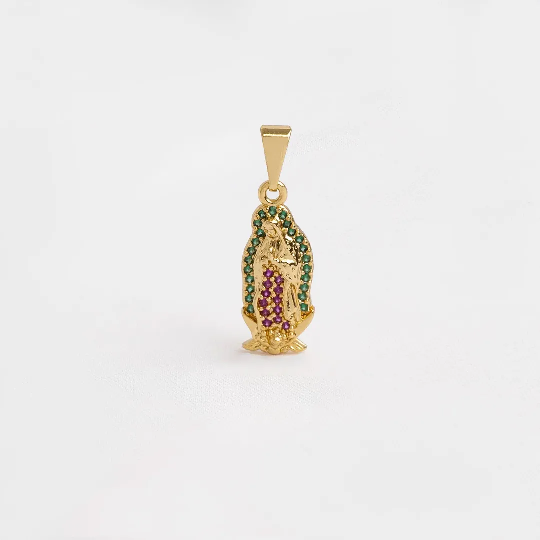 D V. Guadalupe Silueta circonias 2 Cms