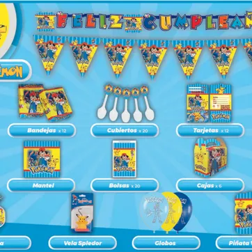 Imagen del producto DECORACIÓN POKEMON