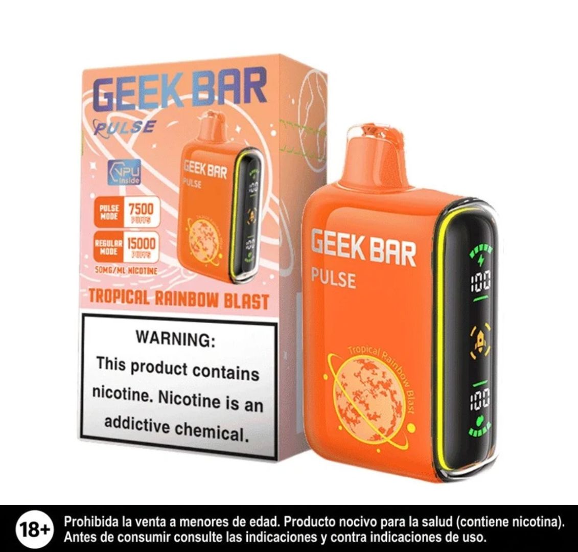 Geek Bar Pulse Tropical Rainbow Blast 15.000 Puffs