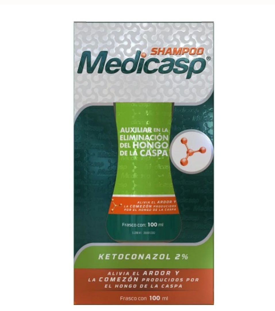 MEDICASP CHAMPU CAPILAR ANTICASPA KETOCONAZOL 100ML