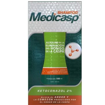 MEDICASP CHAMPU CAPILAR ANTICASPA KETOCONAZOL 100ML - imagen 1