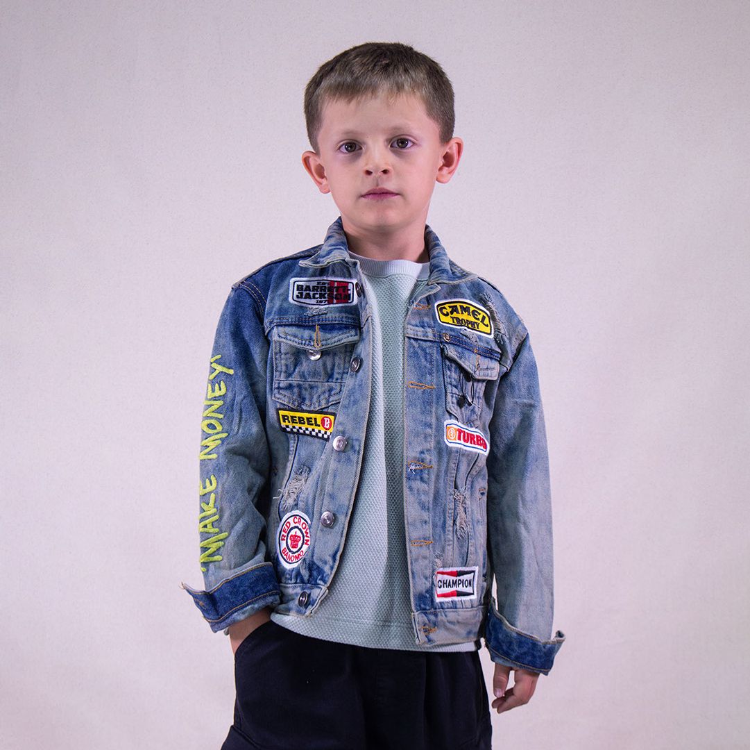 CHAQUETA NIÑO BORDADA