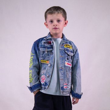 CHAQUETA NIÑO BORDADA - imagen 1