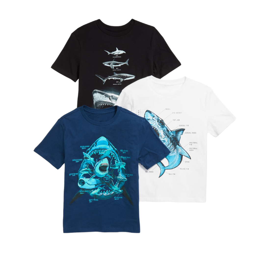 8 Set 3 Camisetas OLD NAVY