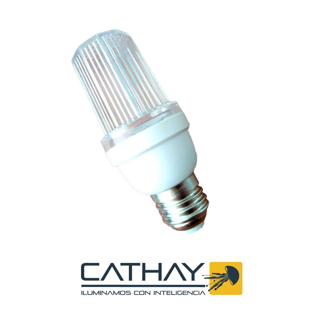 BOMBILLO STROBER LED DE 2W ROSCA E27 BLANCO