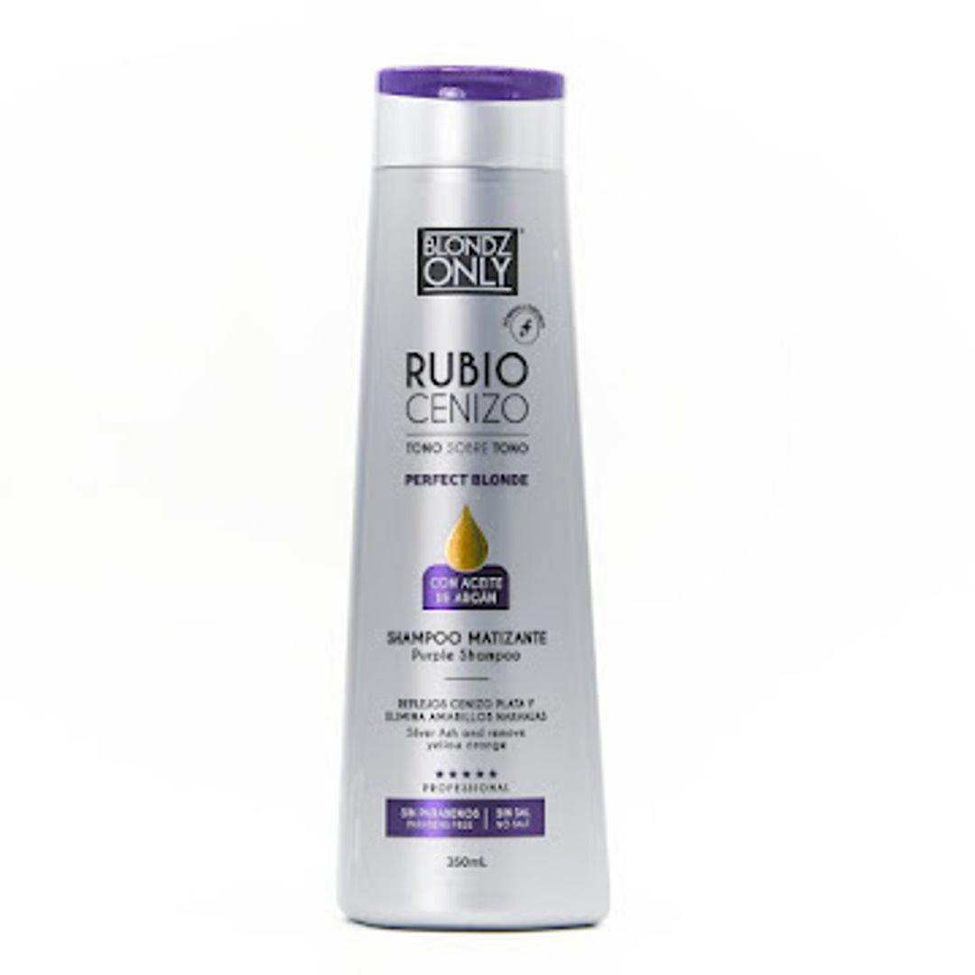 SHAMPOO MATIZANTE RUBIO CENIZO 350ML BLONDZ ONLY