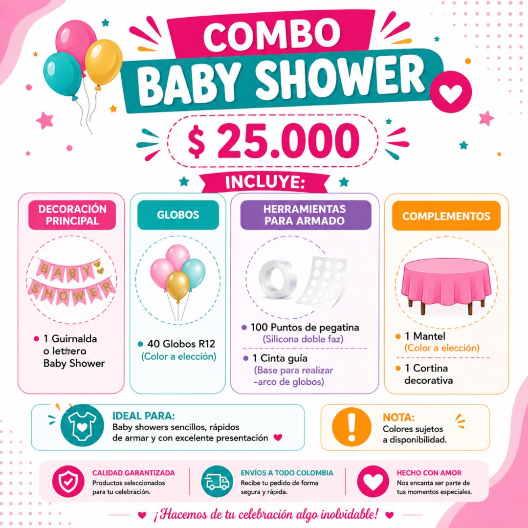 COMBO BABY SHOWER # 1