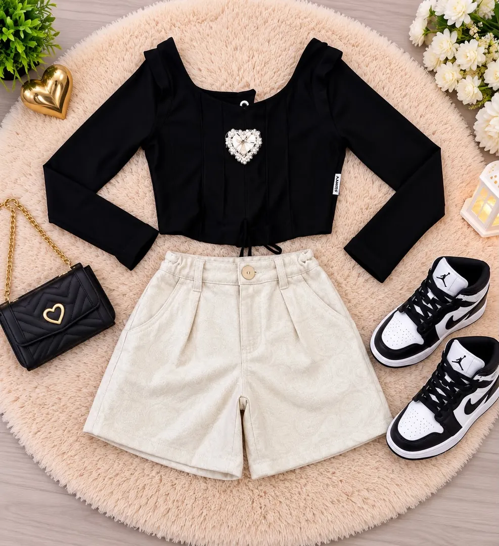 CONJUNTO SHORT NIÑA