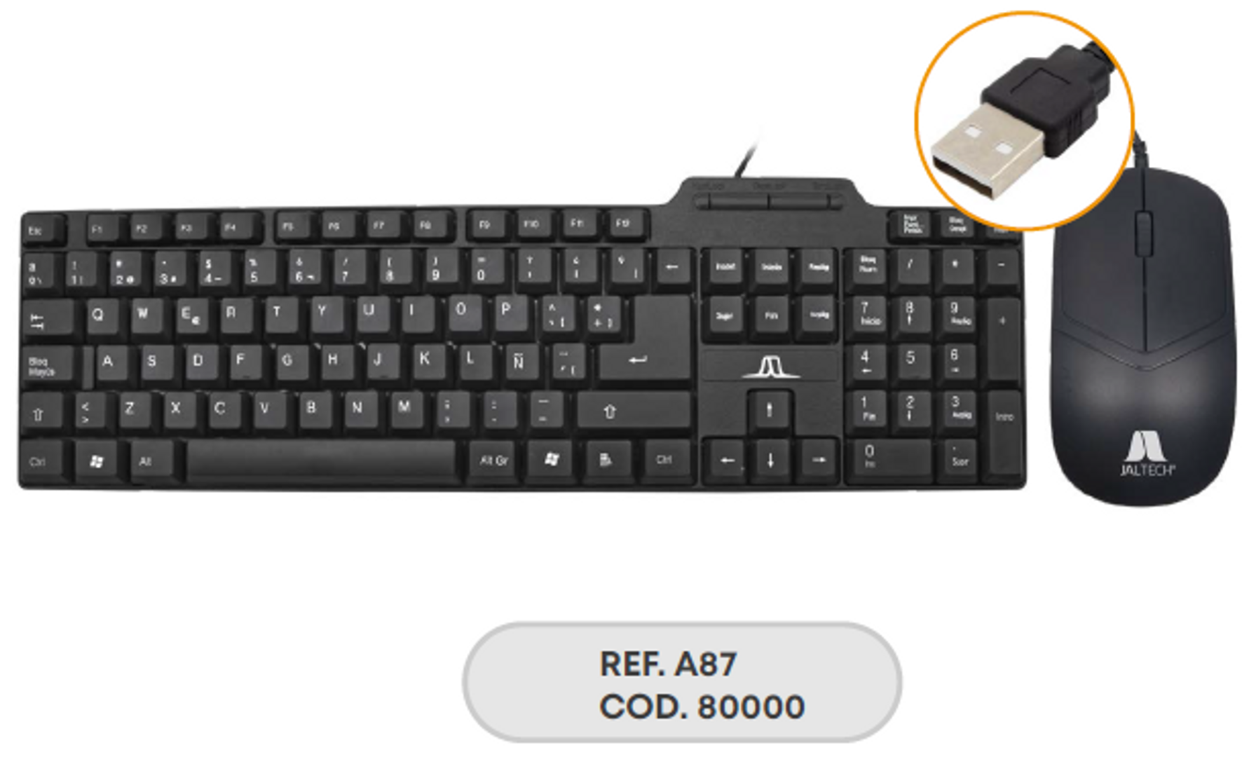 COMBO MOUSE TECLADO A87