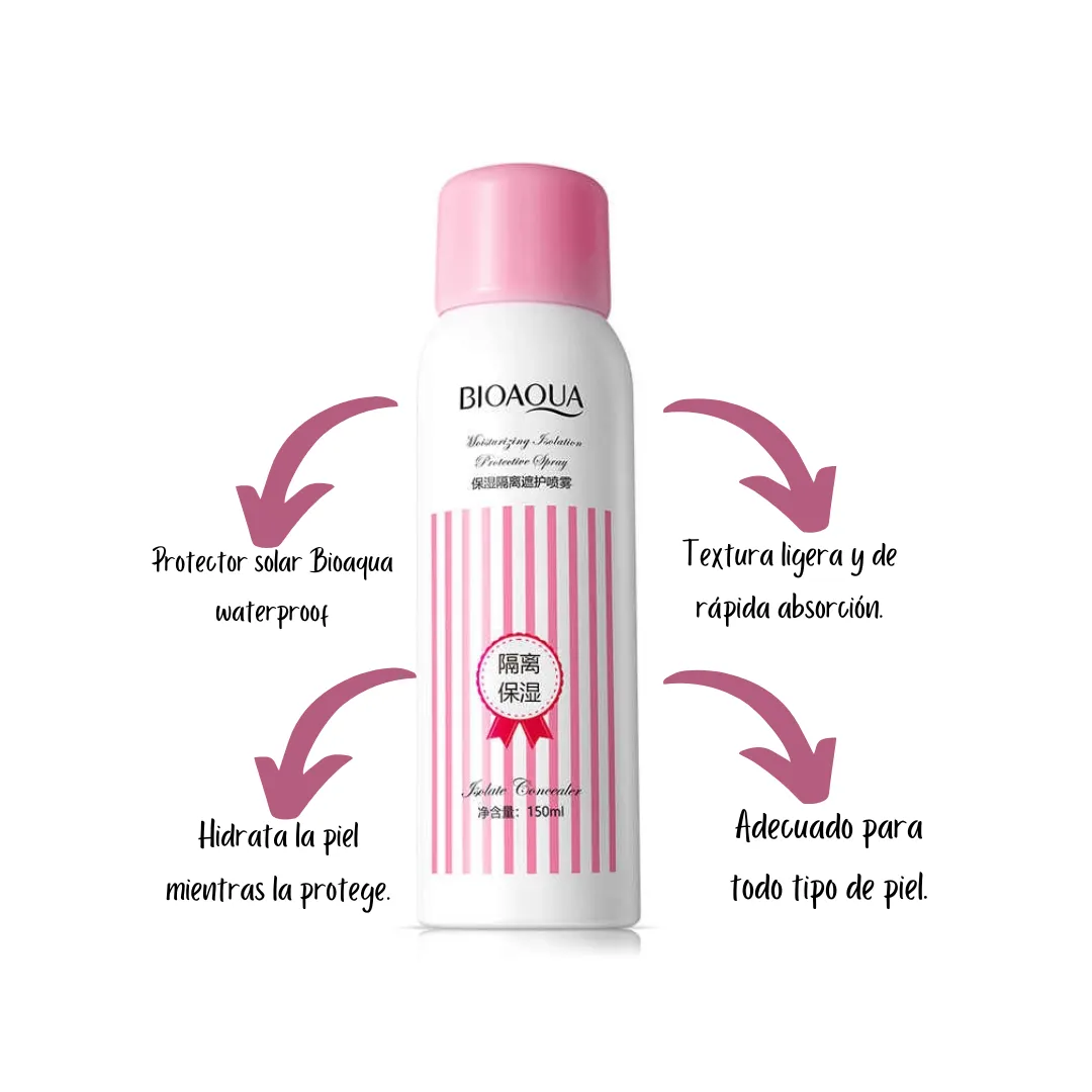 Protector Solar Hidratante en Spray Bioaqua
