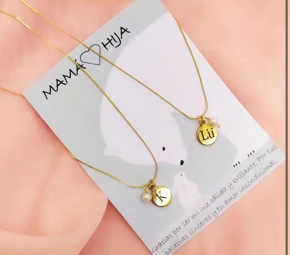 DUO CADENITAS PLACA PERLA 