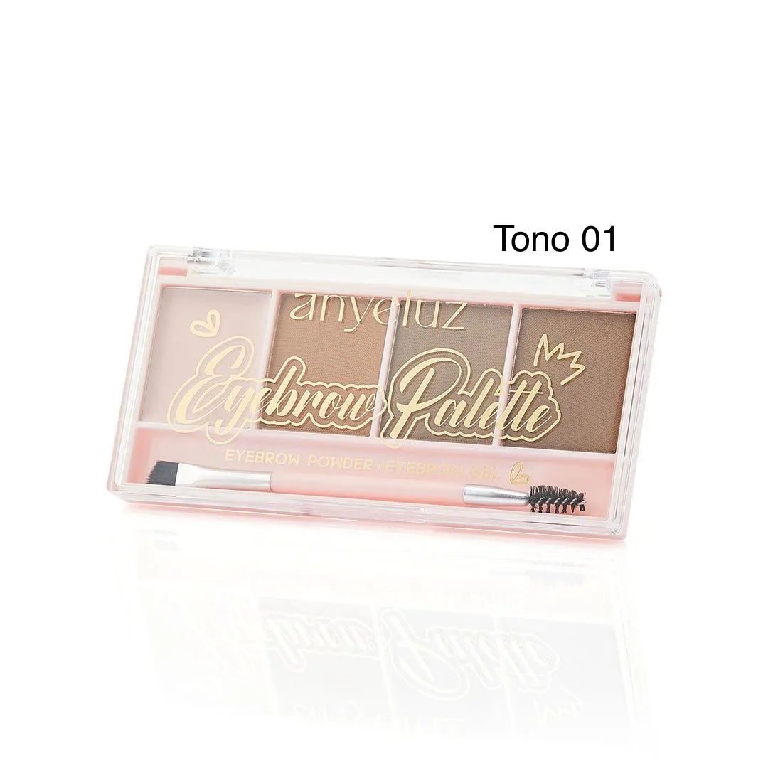PALETA DE CEJAS EYEBROW PALETTE ANYELUZ