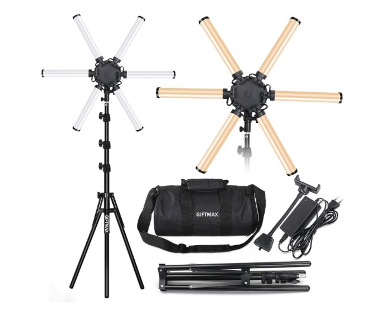 Yeah-hhi 60W LED Luz de Anillo 3200-5600K 