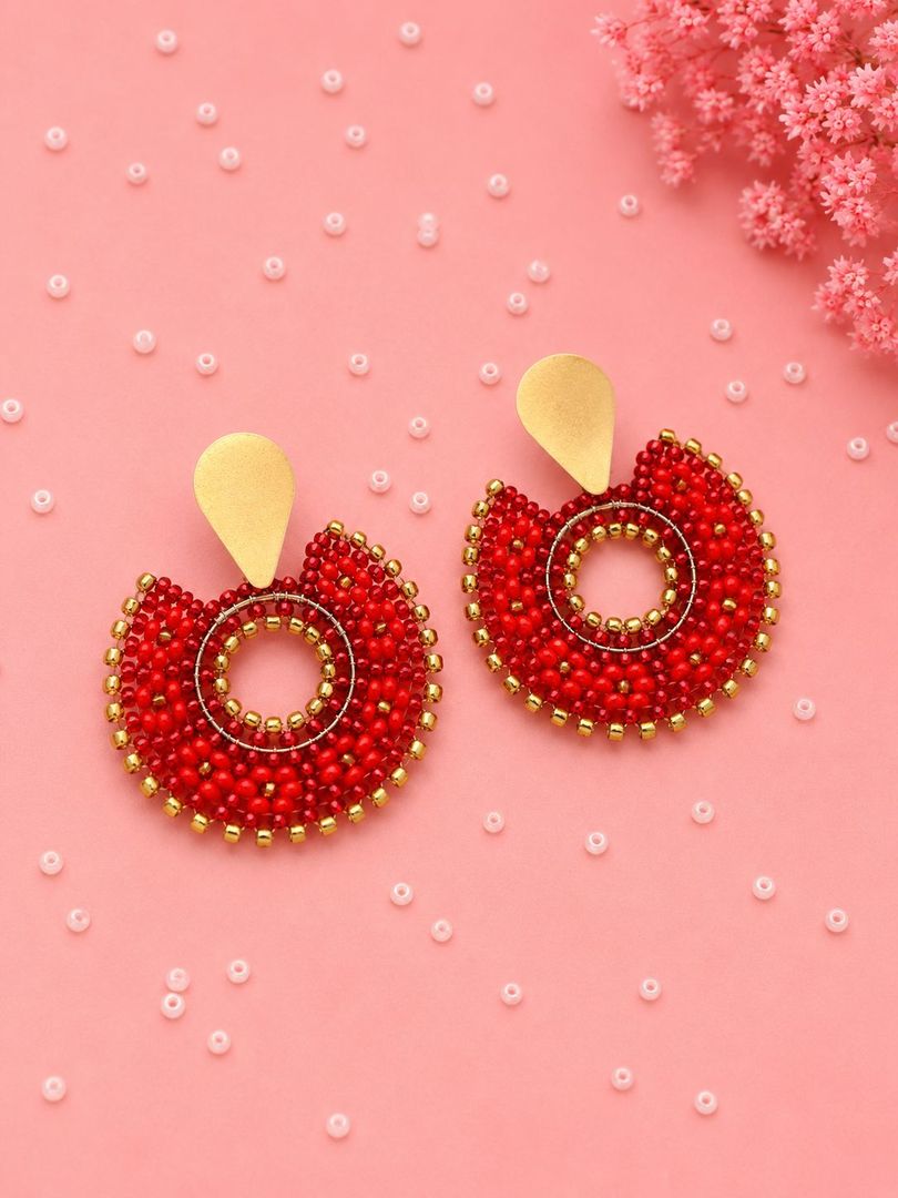 ARETES TEJIDOS ARTESANALES TEJIDO PLANO
