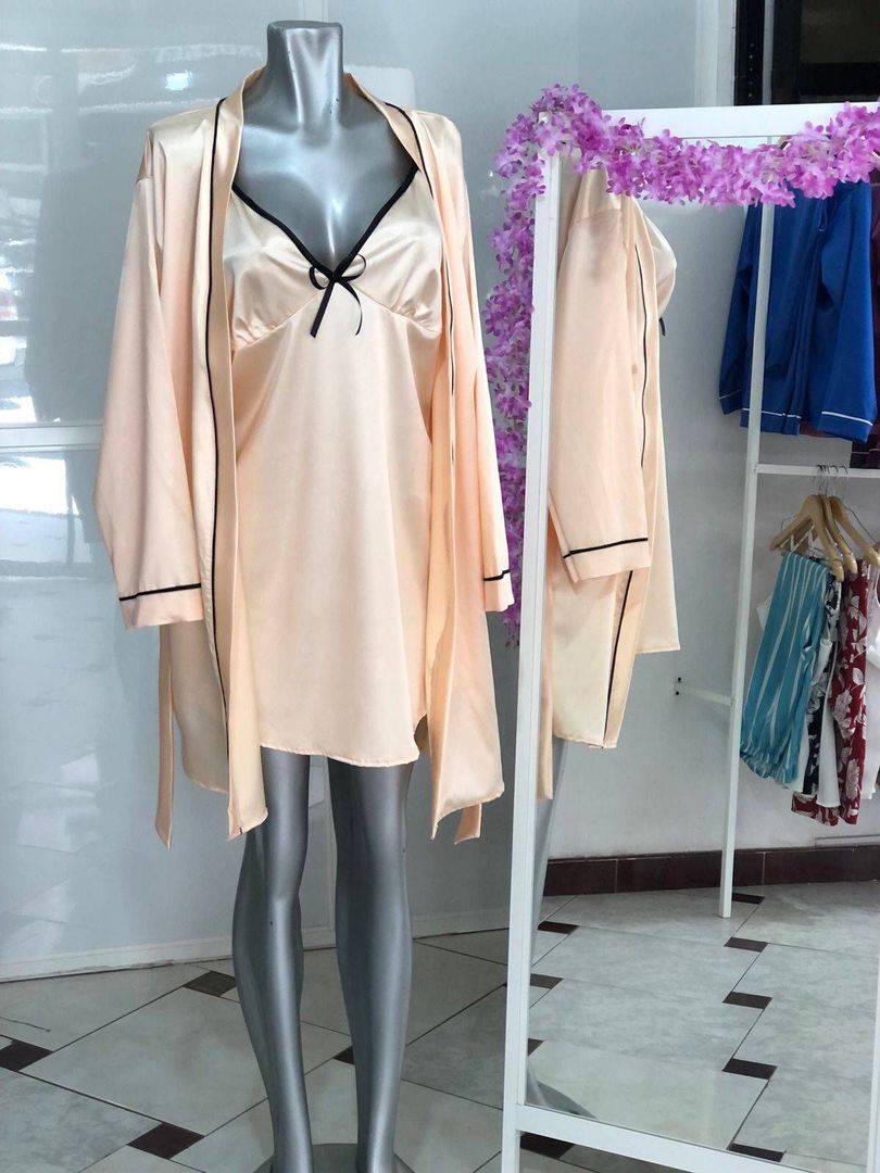 Vestido + bata 