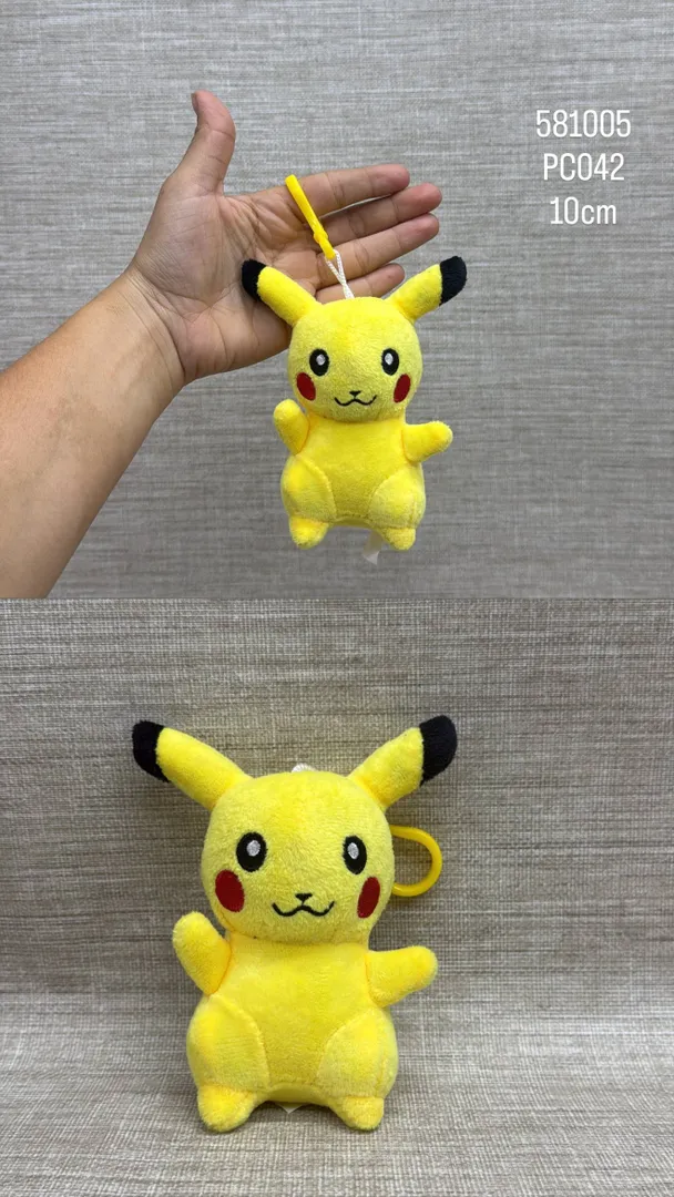 LLAVERO DE PIKACHU 10 CM