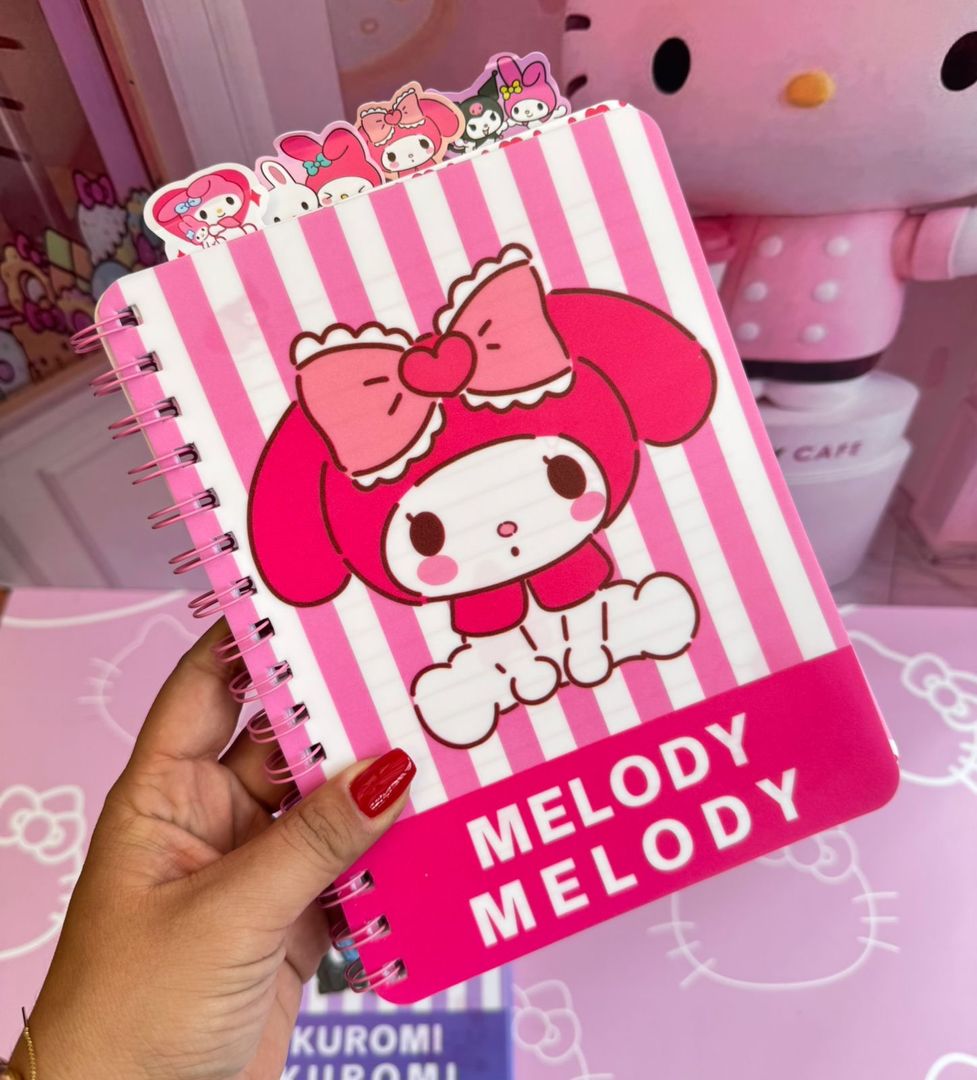 Agenda 5 materias Sanrio 