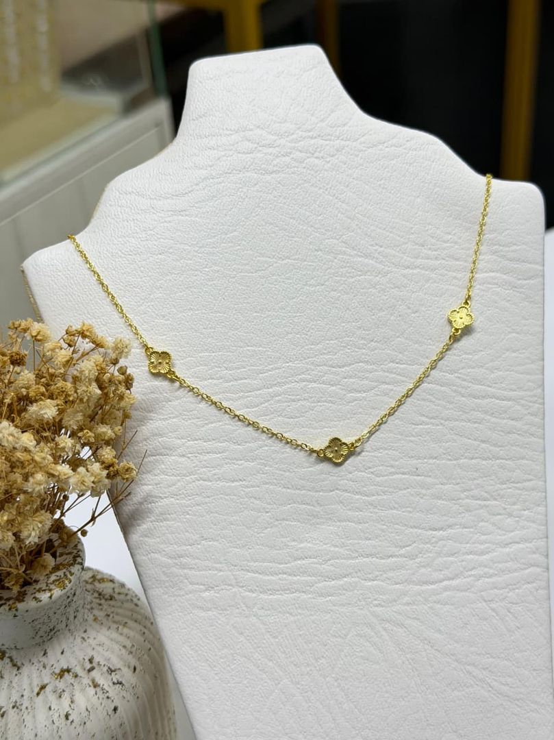 Cadena van cleef diamantada 47cm