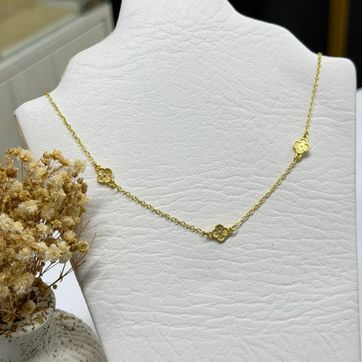 Cadena van cleef diamantada 47cm - imagen 1