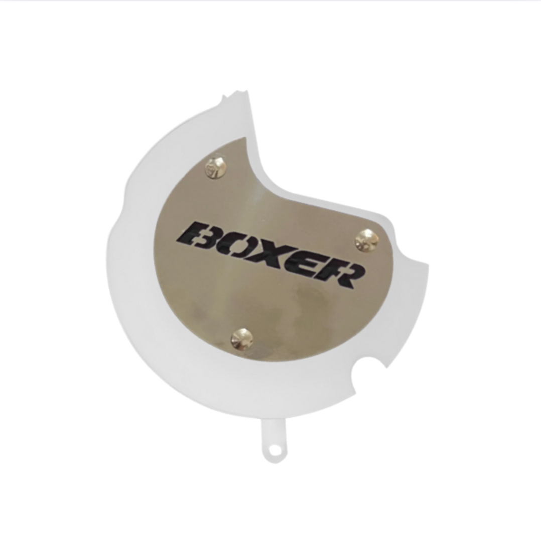 PROTECTOR TAPA CLUTCH BOXER CON PLATINA BLANCO