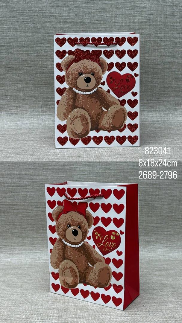 BOLSA DE REGALO SURTIDA 8X18X24 CM
