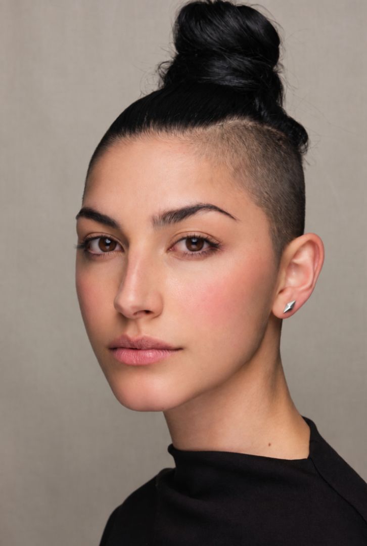 SMALL SILVER DOUBLE CONE STUDS