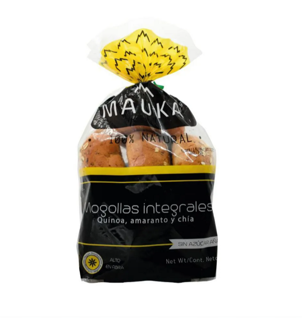 PAN MOGOLLA INTEGRALES MAUKA X 280GR