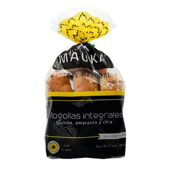 Imagen del producto PAN MOGOLLA INTEGRALES MAUKA X 280GR