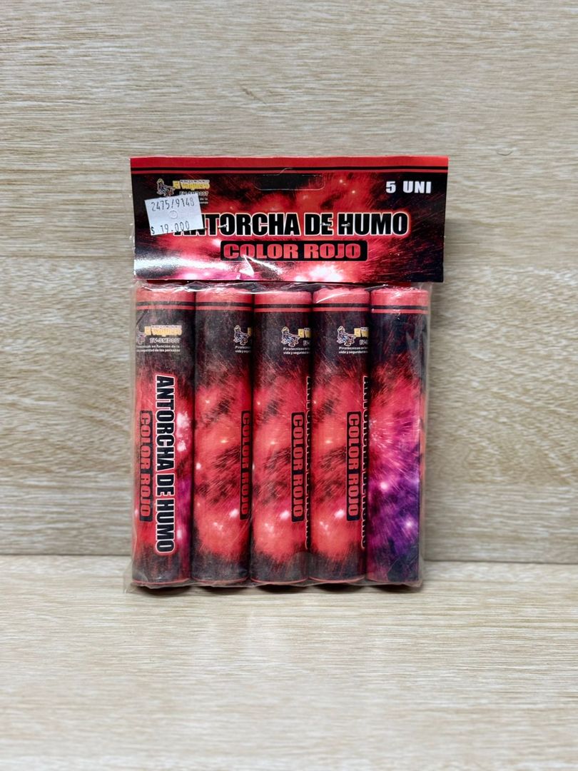 2475 HUMO DE COLOR ROJO