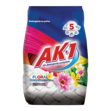 Imagen del producto Ñ. DETERGENTE EN POLVO AK1 FLORAL X 1.450 GR