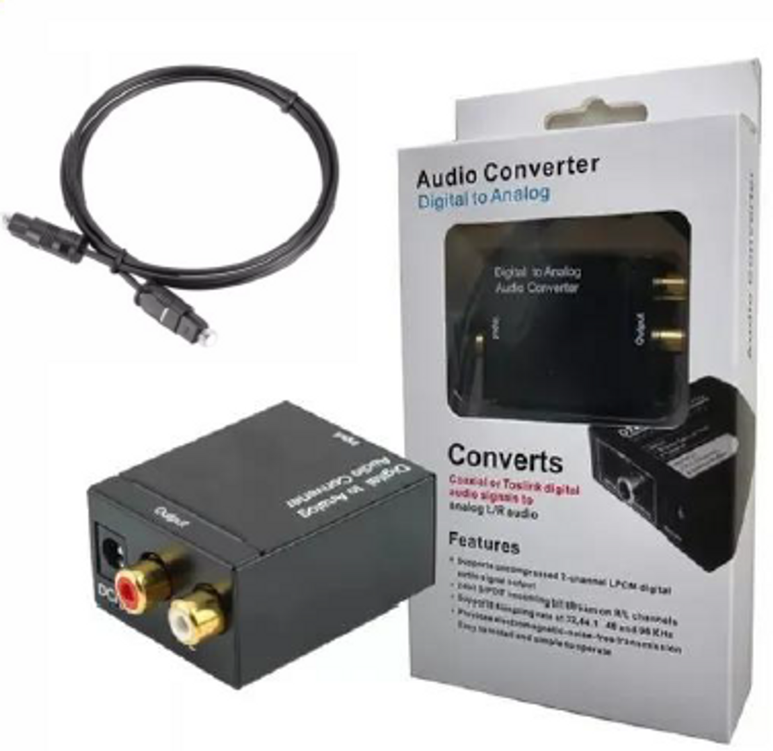 CONVERTIDOR OPTICO x RCA