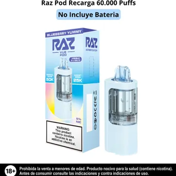 Imagen del producto Raz Pod Blueberry Yummy 50.000 Puffs